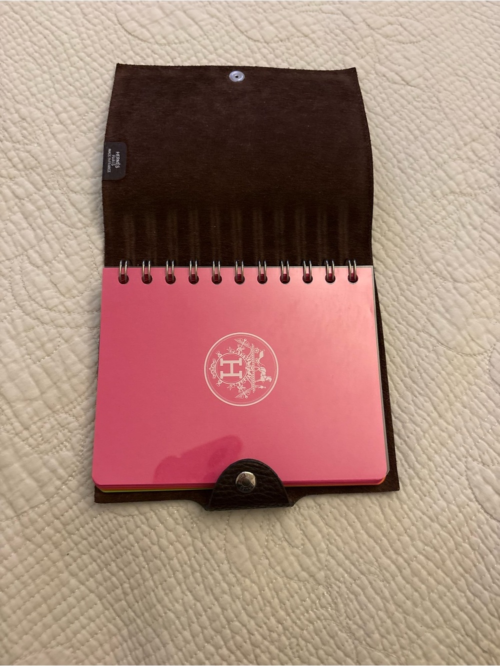 Hermes Ulysse Notebook Cover PM — Brown Togo Leather, Palladium Hardware - Picture 3 of 10